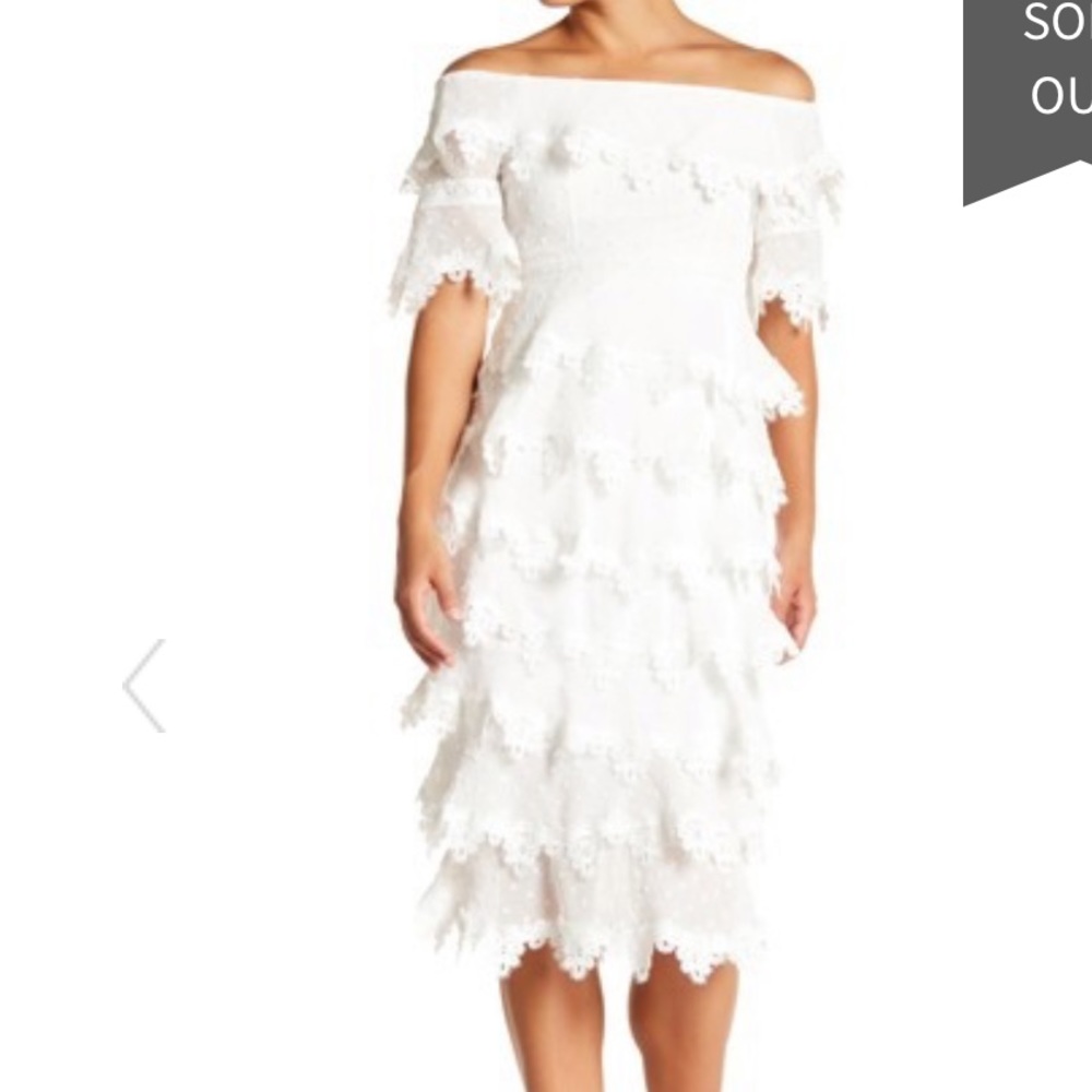New with out tags just me lace layered dress L